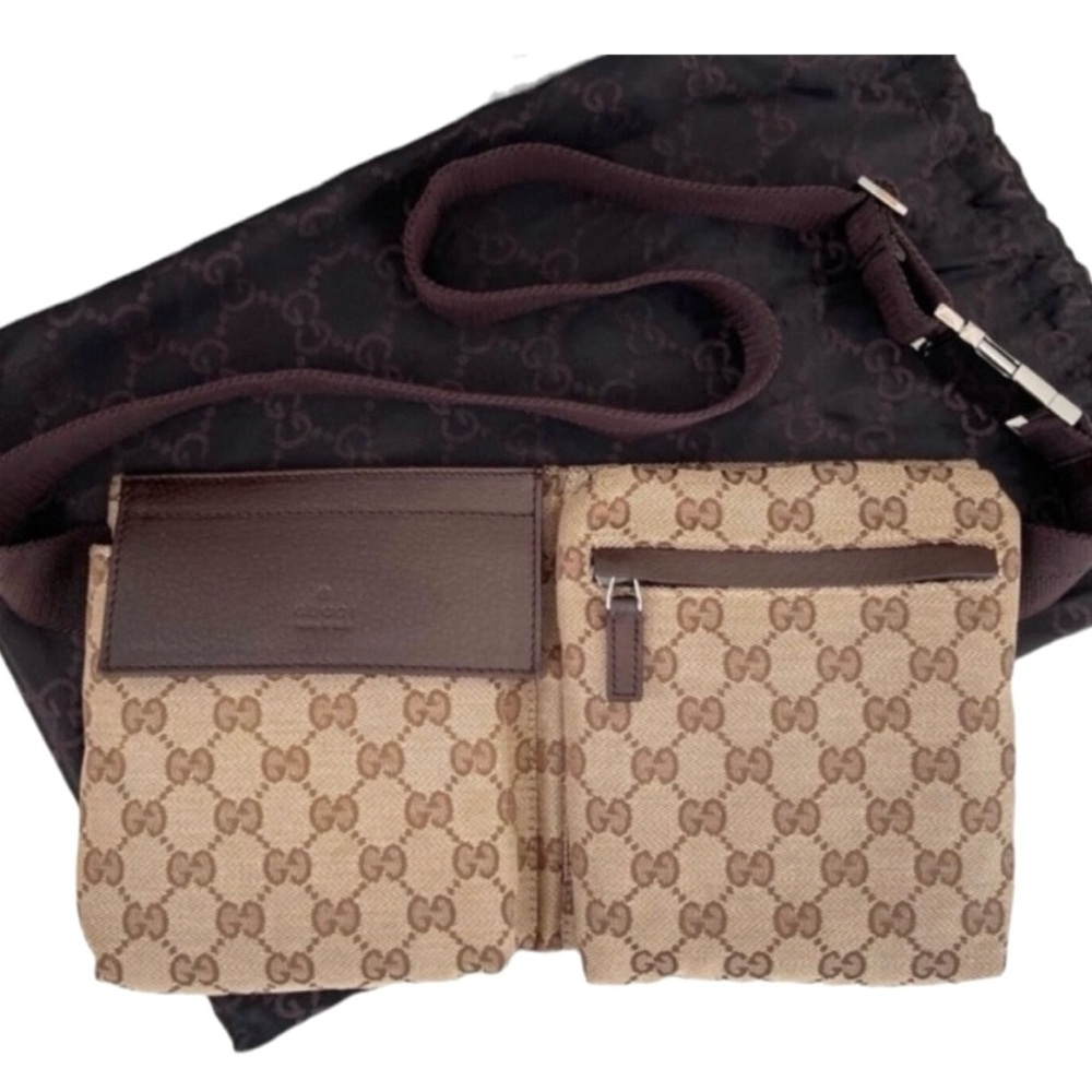 EXCELLENT CONDITION! Authentic Gucci Waist Belt Bum Bag Crossbody Shoulder Bag